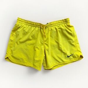Nike Livestrong Running Shorts Men's S Yellow Dri-FIT Athletic Gym Activewear